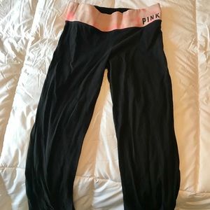 💕 VS Pink Coral Banded Yoga pants